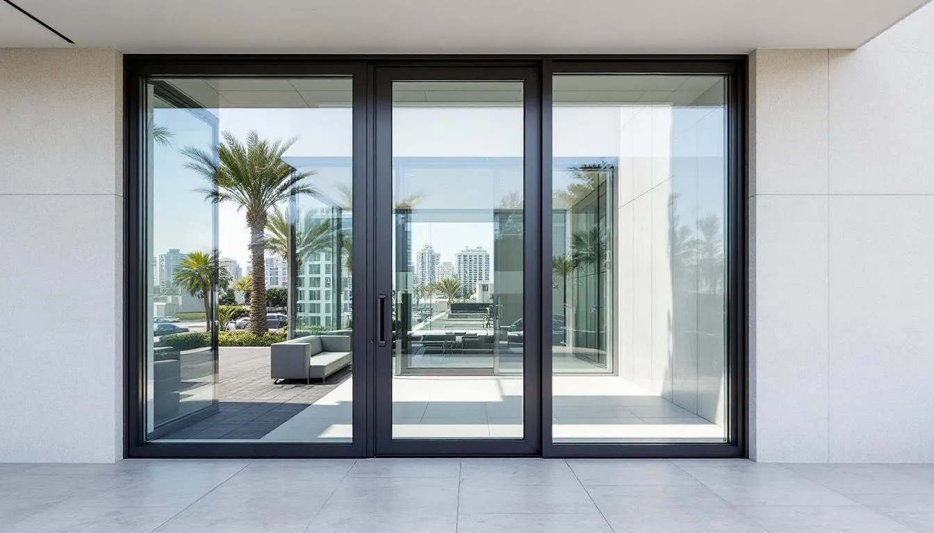 Successful installations of commercial impact windows in various Miami locations.